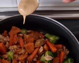 Foto del paso 5 de la receta Wok de verduras con pavo y un toque a cacahuete 🥜