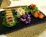 Foto del paso 8 de la receta: Mini tataki con nachos y Mini Tartar de atún rojo
