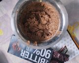 A picture of step 3 of Chocolate orange Sable cookies.