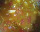 A picture of step 4 of Potato Curry.