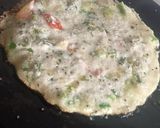 सूजी वेजिटेबल चीला (Suji vegetable Chilla recipe in hindi) रेसिपी चरण 4 फोटो