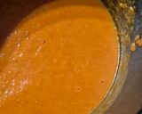 Une image de l'étape 3 de Soupe de tomates lard fumé et saucisses fumées.