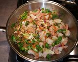 A picture of step 14 of Mike's Spicy Garlic Shrimp & Scallop Asian Stir Fry Over.Rice.