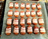 Baconköntösben sült fasírtkák recept fázis 3 fotója