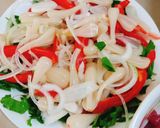 Hình bước làm 3 của món Salad bò dưa kiệu