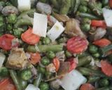 Foto del paso 4 de la receta Menestra de verduras con pechuga de pavo (fiambre de pavo)