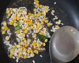 A picture of step 2 of Udupi style Rava idli.