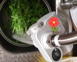 Hình bước làm 1 của món Canh rau tần ô nấu tôm khô