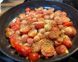 Koktélparadicsomos tészta🍅 recept fázis 2 fotója