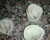 A picture of step 10 of Veg momos.