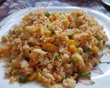 A picture of step 8 of Schezwan Rice.