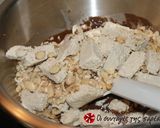 A picture of step 3 of Kormos with halva.
