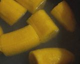 Foto del paso 1 de la receta: Bolitas de plátano rellenas