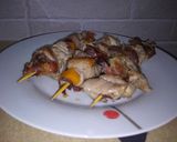 Foto del paso 2 de la receta Brochetas de pavo, calabaza y jamón