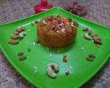 A picture of step 2 of Kesari Halwa.
