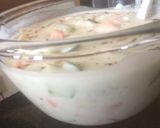 A picture of step 1 of Mix veg and mix fruit raita.