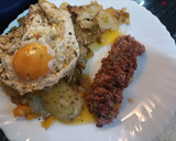 Foto del paso 6 de la receta: Longaniza con patatas, verduras y huevo