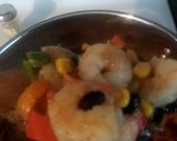 A picture of step 2 of Gumbo with shrimp and sausage/bangers. 🙂.