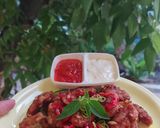 Foto langkah ke 8 dari resep Sosis & Pentol Geprek Saus Mentega.
