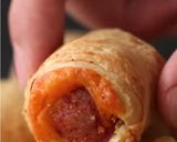 A picture of step 3 of Pigs In a blanket.