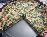 Foto del paso 7 de la receta: Tarta de espinaca y pollo con masa integral casera