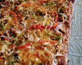 Foto del paso 10 de la receta: Pizza vegetariana de bocaditos de heura con salsa barbacoa