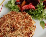 Foto del paso 10 de la receta: Hamburguesa de pollo, avena y verduras
