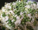 A picture of step 2 of Beans and cabbage curry.