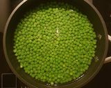 A picture of step 1 of Pea and Ham Salad.