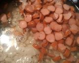 A picture of step 3 of Dried Beans with Little Smokies.