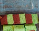Foto langkah ke 6 dari resep Bolu Kukus Pandan Coklat.