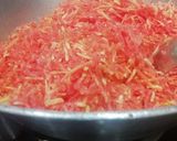 A picture of step 2 of Carrot Ladoos.