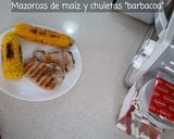 Foto del paso 7 de la receta: Mazorcas de maíz con chuletas "barbacoa"