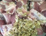 รูปขั้นตอนการทำที่ 2 ของ บะหมี่หยกหมูตุ๋นเห็ดหอม