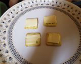 A picture of step 2 of Magic biscuits sandwich.