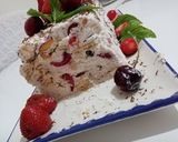Pas rețetă Parfe (Parfait) cu biscuiți, fulgi de ciocolată și fructe 3 fotografie
