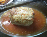 Foto del paso 10 de la receta: Arrollado de lomo de cerdo horneado (dietético)