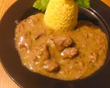 Φωτογραφία βήματος 12 της συνταγής Μοσχαράκι μουστάρδας κρασάτο με ριζότο κουρκουμά!