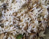 A picture of step 4 of Mushroom rice 🍄.