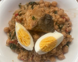 Foto del paso 11 de la receta: Garbanzos con bacalao y espinacas