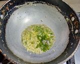A picture of step 2 of Cheesy Spinach Corn Sandwich.