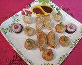A picture of step 15 of Green Veg Kachori.