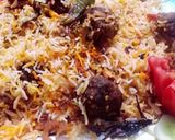 A picture of step 5 of Kofta Biryani.