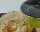 A picture of step 2 of Vegetable Soup.