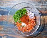 A picture of step 3 of Ground Rice Vegetable Uttapam.