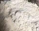 A picture of step 1 of Eggless Marble cake.