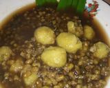 Foto langkah ke 4 dari resep Bubur kacang ijo+biji salak ekspres.