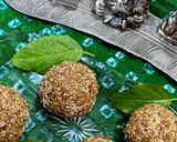 A picture of step 4 of Churmaa Ladoo.