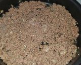 A picture of step 5 of Grandma's stuffed cabbage filling