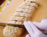 A picture of step 7 of Easy! Walnut and Orange Biscotti | Italian hard and crunchy cookies.
